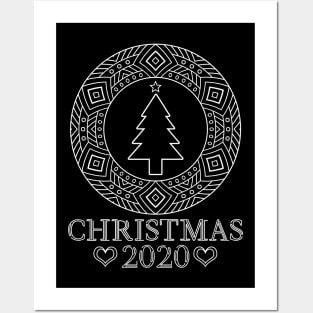 Amusing Mandala Christmas 2020 Artwork Posters and Art